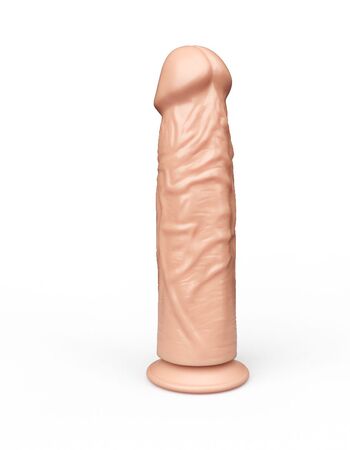 Фаллоимитатор-реалистик без мошонки на присоске - 22,5 см.